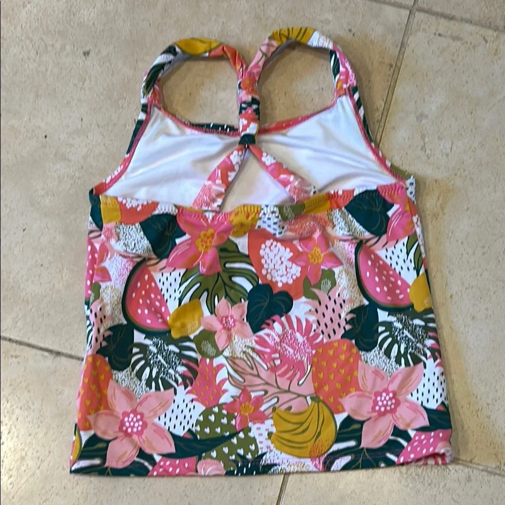 Garnet Hill Floral Tankini with Board Shorts Set - Picture 9 of 10
